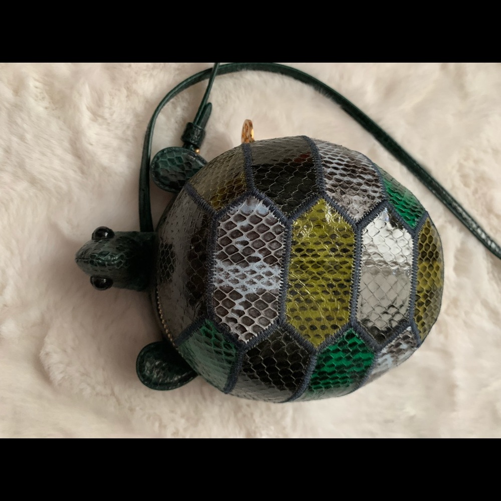 Tory Burch Leather Turtle Mini Bag